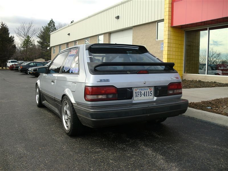 Illustration for article titled For $9,500, This 1988 Mazda 323 GTX Might Be One For The Record Books
